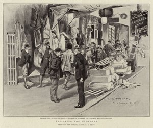 Préparation pour le Klondyke - Charles Edwin Fripp